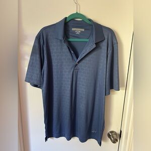 Greg Norman Collection Blue dri fit polo shirt